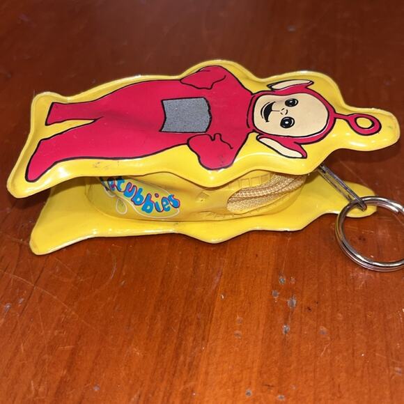 Teletubbies Po Keychain Pouch with Red and Yellow Design Vintage 4” - Picture 2 of 4